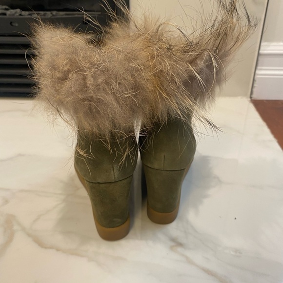 Cecilia New York Fur Wedges - Picture 5 of 6